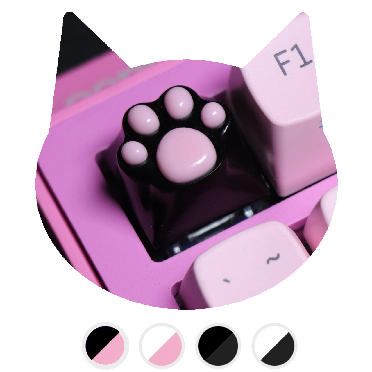 PAW KEYCAP From Resin | BASIC – Kitty Cap Keys